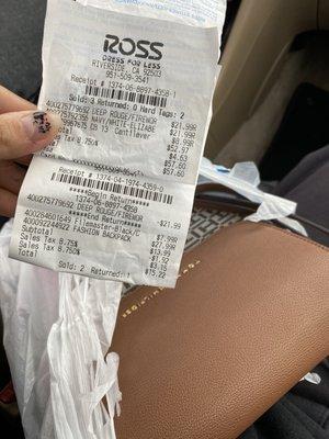 21.99 for all side purses . Why does this say a back pack ? When it's not . Ross you owe me 7$