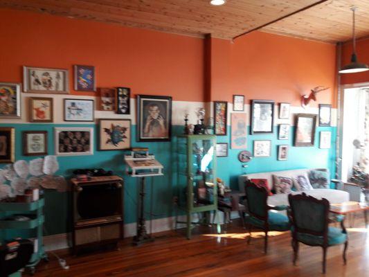 Lovely show with the afternoon sun spilling in