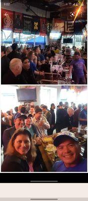 That's Krissy Schuh at Gymbar Sports and Grill licated in West Hollywood.