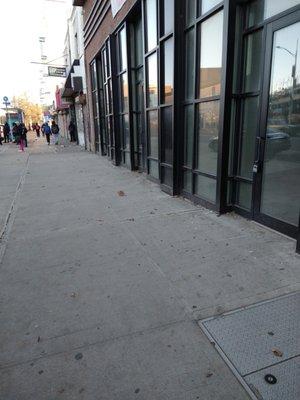 Get a clean sidewalk for your business today! Contact us!(After picture of sidewalk)