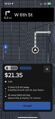 Why is the mileage more than the compensated amount this is not right.