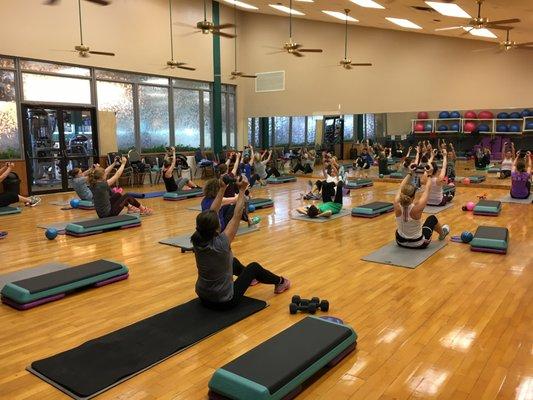 Membership includes classes with over 40 scheduled per week.