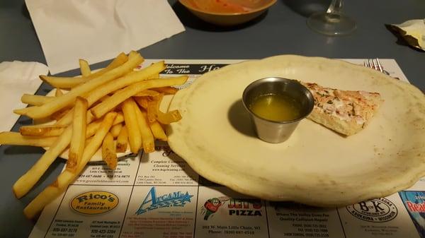 Baked haddock single piece - very small, next I'd time order double or triple piece