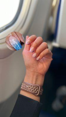 Left hand - Hibiscus Flower inspiration