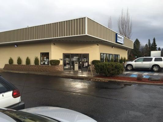 Outside profile of the building.