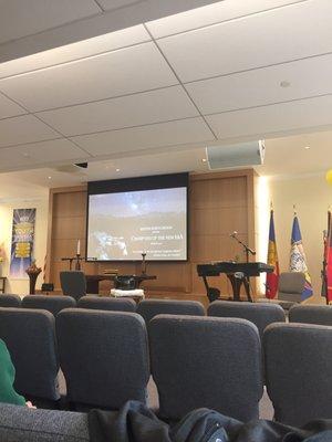 Stage inside one of the meeting room