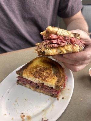 Classic Rueben is perfect.
