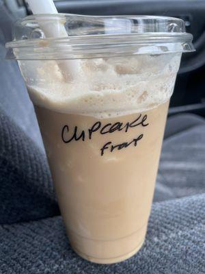 the cupcake frappe