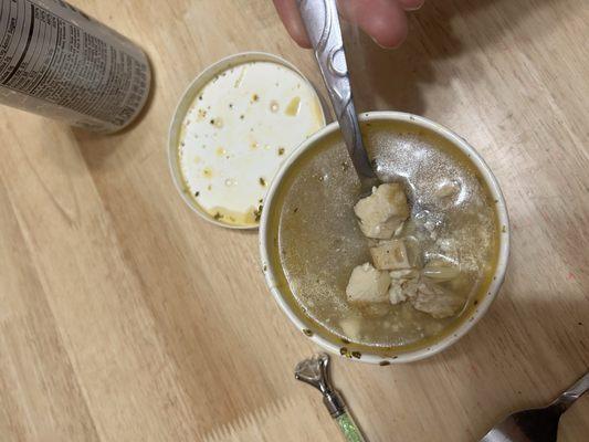 Greek lemon chicken with orzo