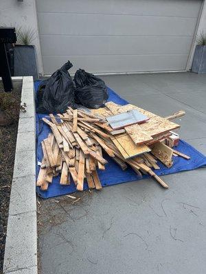 Demolition pick up / Before