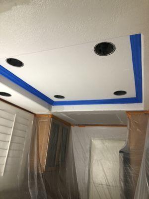 During-great tape job keeping our place nice