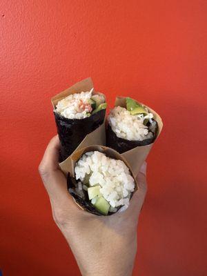 Temaki (hand roll)