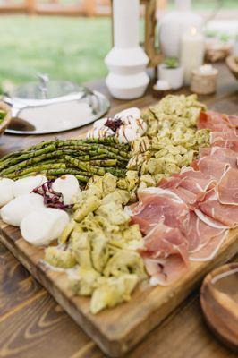 Part of our Buratta Bar