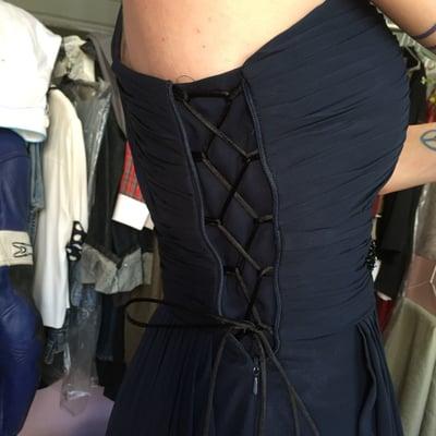 Expanded dress in creative and unique way. Looked great.