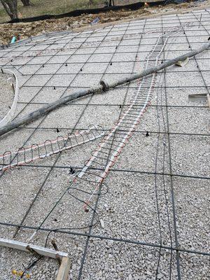 Grid Work in rebar and crew