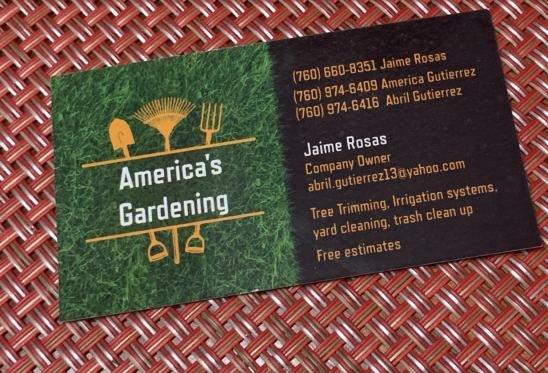 Rosa's Party Rentals and America's Gardening