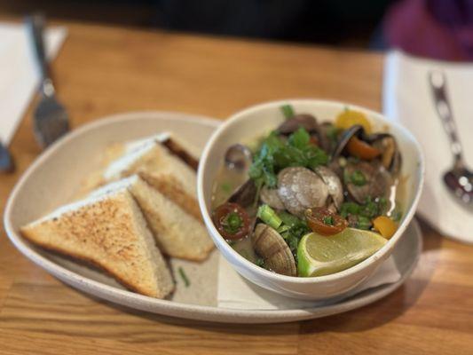 Clam soup. Delicious!