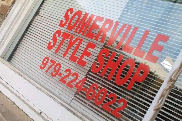 Somerville Style Shop on Hwy 36 South in Somerville, Tx. Cute little Beauty Shop