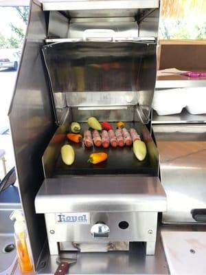 Got a sneak peak of the grill before opening! Looks great!