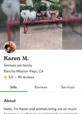 Local RMV pet sitter