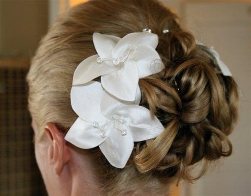 my bridal updo i did on my client christina