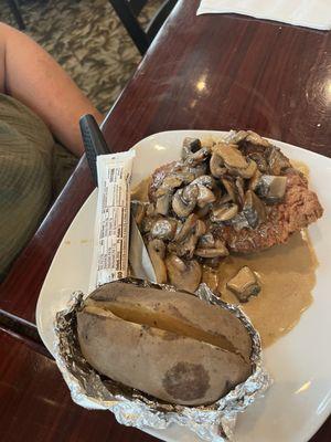 Chicken and mushrooms