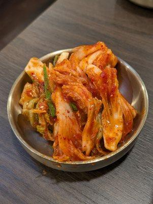 cabbage kimchi was oddly sweet