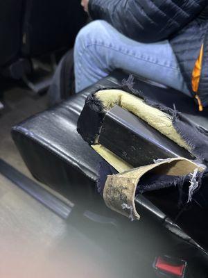 Broken seating example