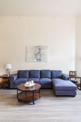 Large Vaulted Ceiling in Living Room. *Available is selected apartments.