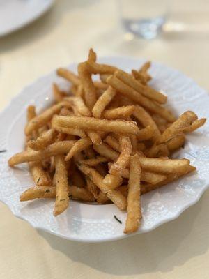 FRENCH FRIES ($16.00) - french fries, 36-month aged Parmigiano-Reggiano