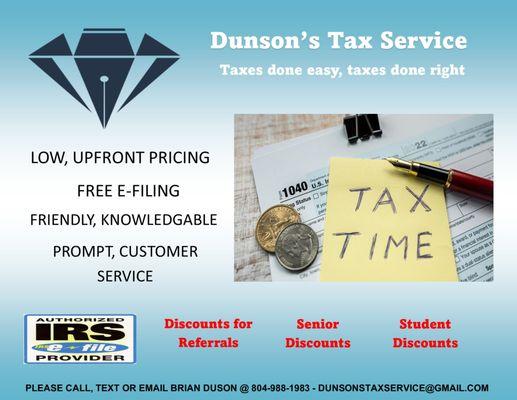 Dunson's Tax Service