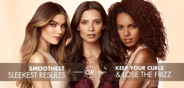 Brazilian Blowout Permanent Hair Straightening 
 Haircut
 Hair Color