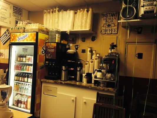 Coffee, tea, and Flavored coffee and teas