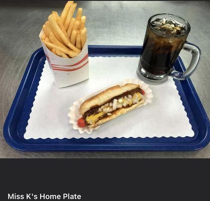 Chili Dog Combo from Miss K's!