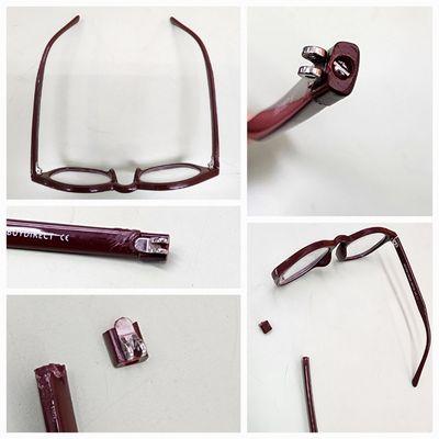 A unique repair of the plastic frame