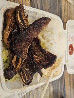 Kalbi Short Ribs-Dinner Plate Well done