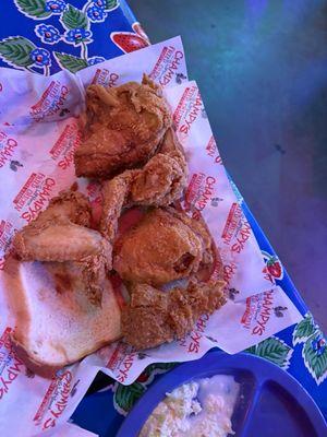 This was the 8 piece chicken family meal