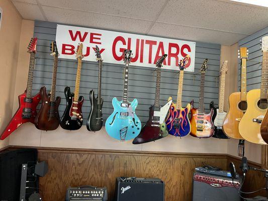 Guitar showroom