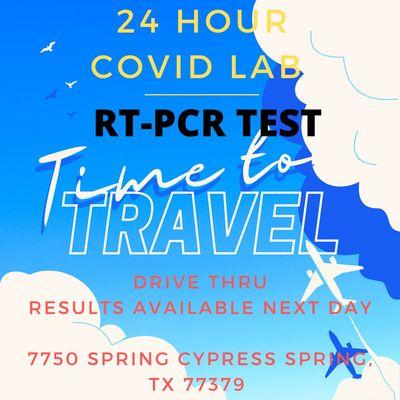 24 Hour PCR Covid Laboratory