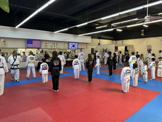 Inspection during a Blackbelt Ceremony in June 2025