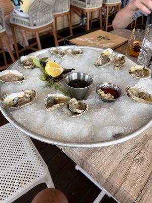 Happy hour oysters