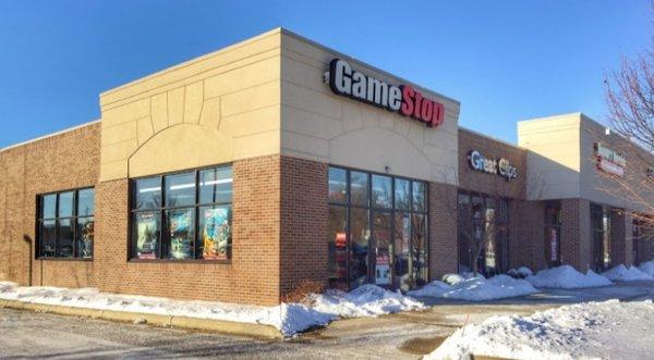 Outside, in front of Wal-Mart