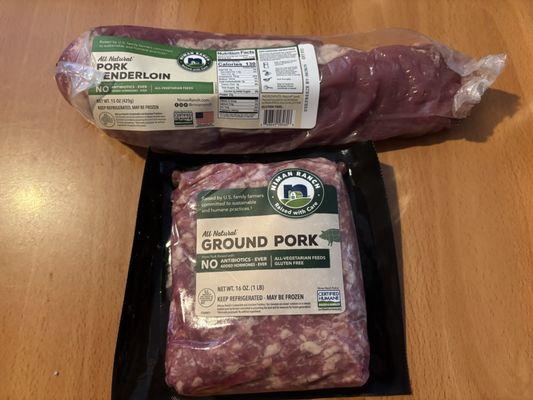 Pork Tenderloin & Ground Pork