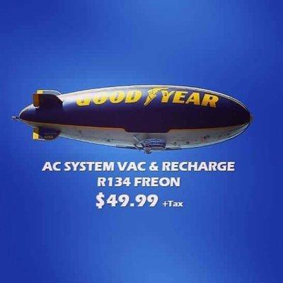 It's getting hot and having issues with your AC; take advantage of our special for $49.99+ Tax (regular price $129)