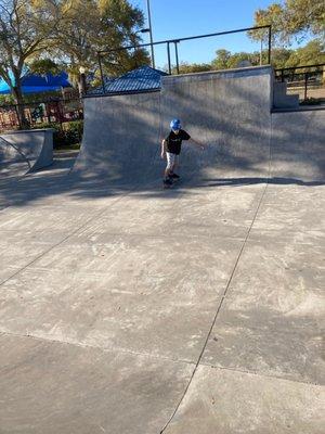 Skate park ramp