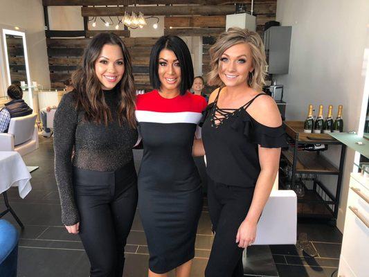 Adrianne, Brandi and Clare Owners of the Mane Crew Hair Lab