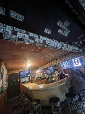 The inside bar area! $1 everywhere.