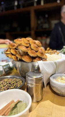 Mushroom and Arborio cooking class with Chef Billy Ross