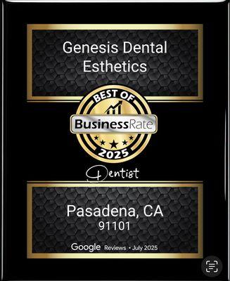 Voted #1 dental clinic in Pasadena based on patient feedback! Thank you!