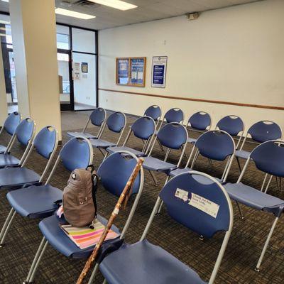No one waiting. Appointments are working. Not like this before the pandemic.